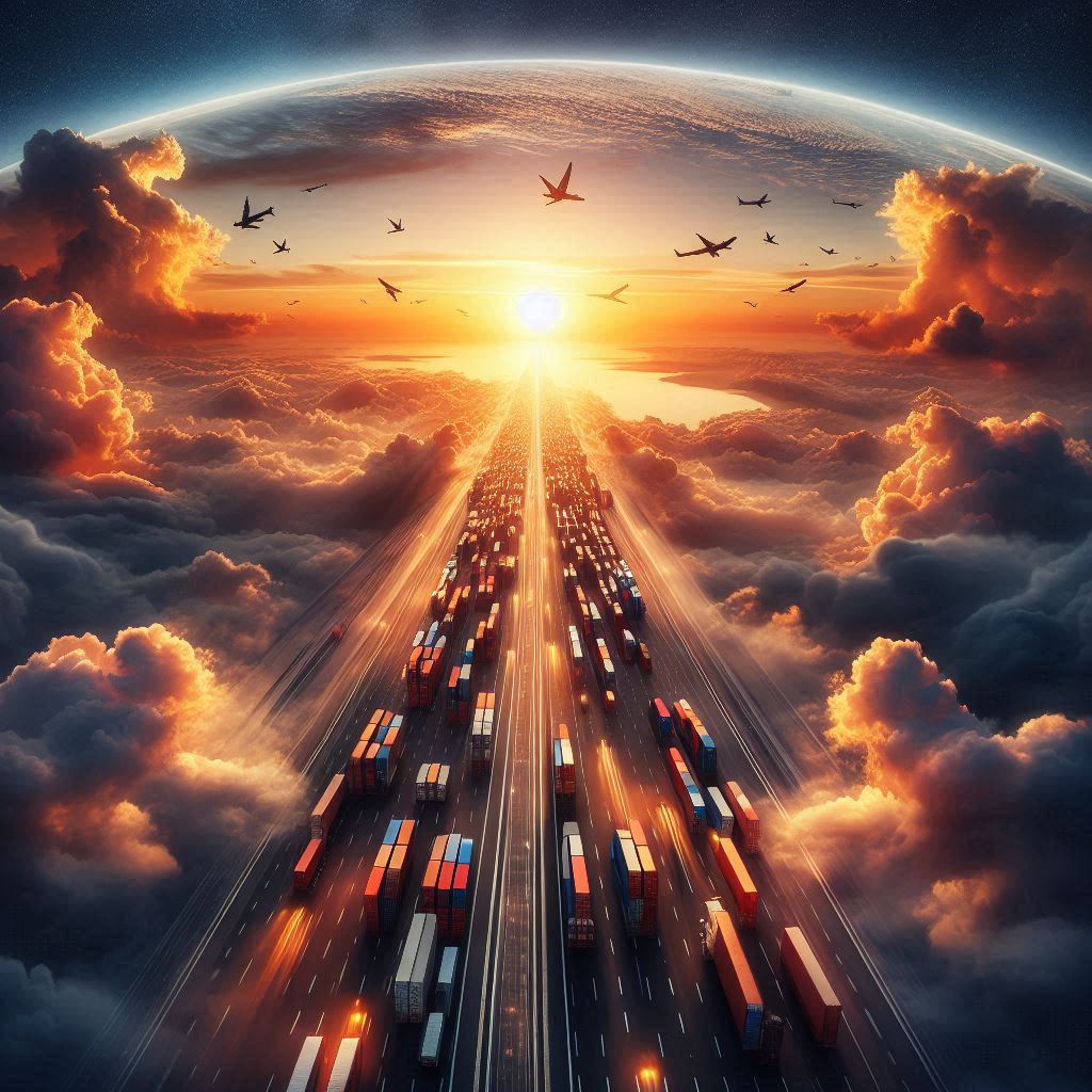 صورة آسرة لنقل البضائع من دبي إلى إيران